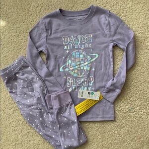 Carter's Lavender Pajama Set with Starry Design